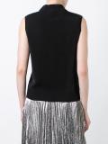 sleeveless knitted top