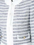 striped cropped jacket