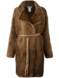 oversized shearling coat 