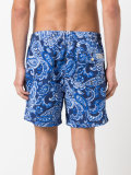 paisley print shorts