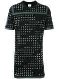 metallic print T-shirt
