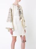 embroidered tasseled dress 