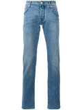 ankle-length jeans