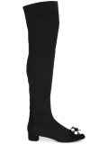 embellished knee high boots
