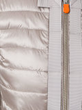 zipped padded jacket