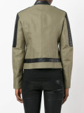 off-centre zip jacket