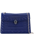 quilted snake head shoulder bag