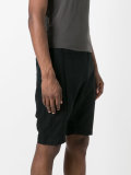 Drop-crotch shorts
