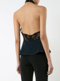 lace insert halter top