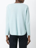curved hem jumper