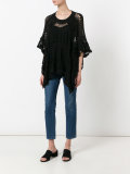 cut-out detail knitted top