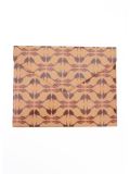 abstract print clutch bag