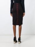 jacquard pencil skirt