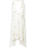 embellished mini shift dress
