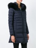 padded hooded coat