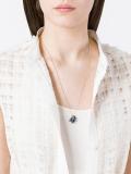 teardrop cluster chain necklace