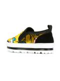 printed velvet sneakers 