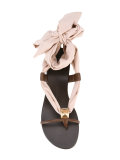 scarf tie sandals