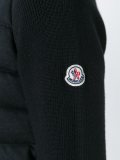padded front knit jacket