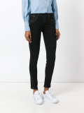 high-rise skinny jeans