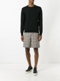 checked shorts