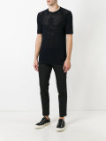 ladder stitch rib knit top