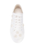 bead embellished sneakers