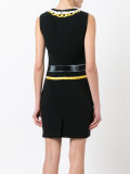 trompe-l'oeil chain necklace dress