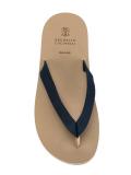stripe detail flip flops