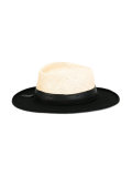 straw and felt hat 