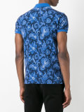floral print polo shirt