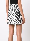 zebra print skirt