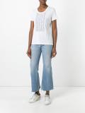 frill trim T-shirt