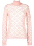open roll neck jumper