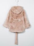 belted hood jacket