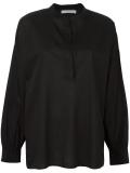 gathered back shirt