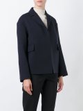 double face crepe short jacket