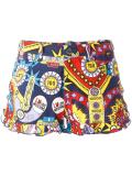 ruffle hem shorts