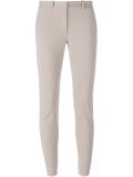 slit pocket slim-fit trousers
