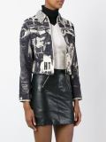printed denim jacket 
