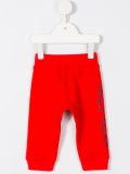 logo print track pants