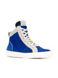 quilted hi-top sneakers