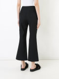 flared cropped trousers 