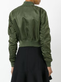 cropped bomber jacket