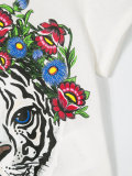 tiger print T-shirt 