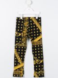baroque print leggings