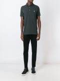 embroidered logo polo shirt