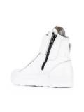 side zip hi-top sneakers