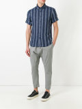drop-crotch crop trousers