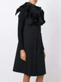 ruffle detail flared dress